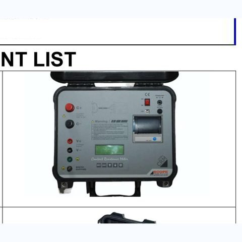 Contact Resistance Meter Scope