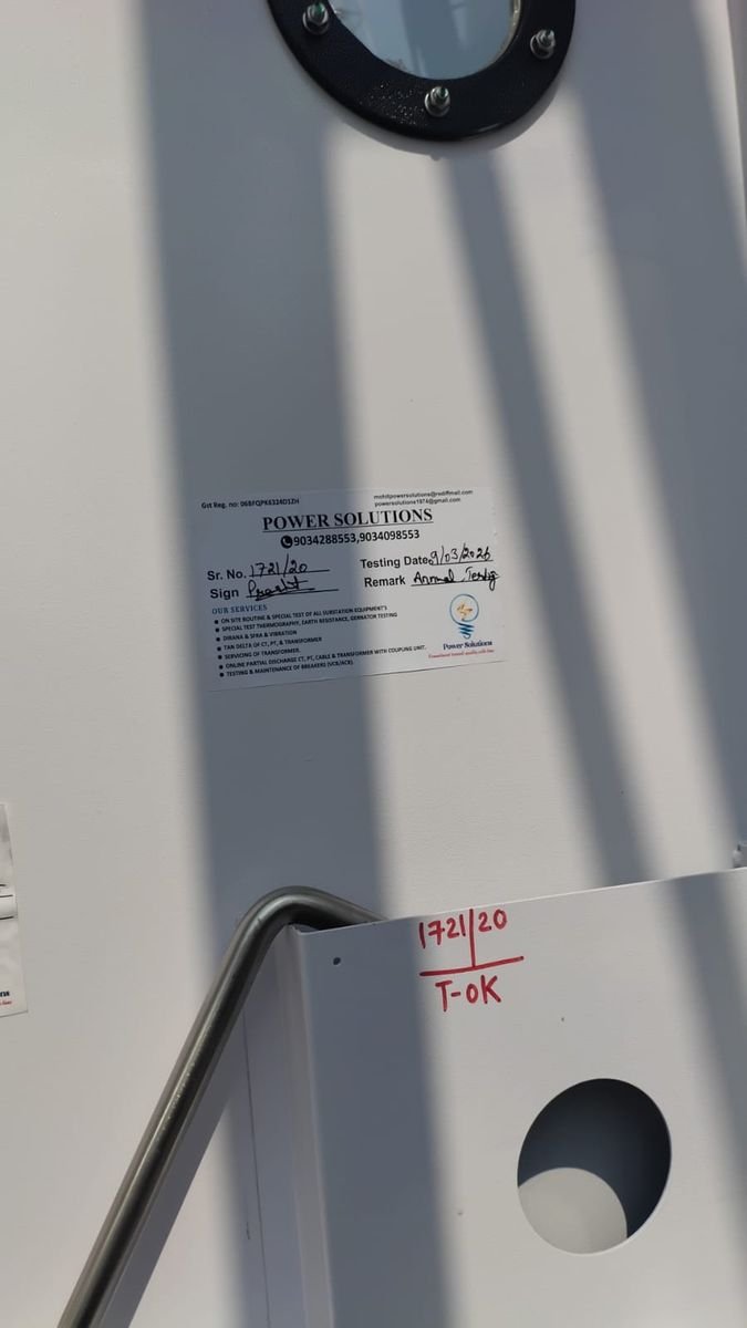 Annual Transformer Testing